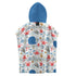 Kids Hooded Terry Cloth Towel - Under the Sea