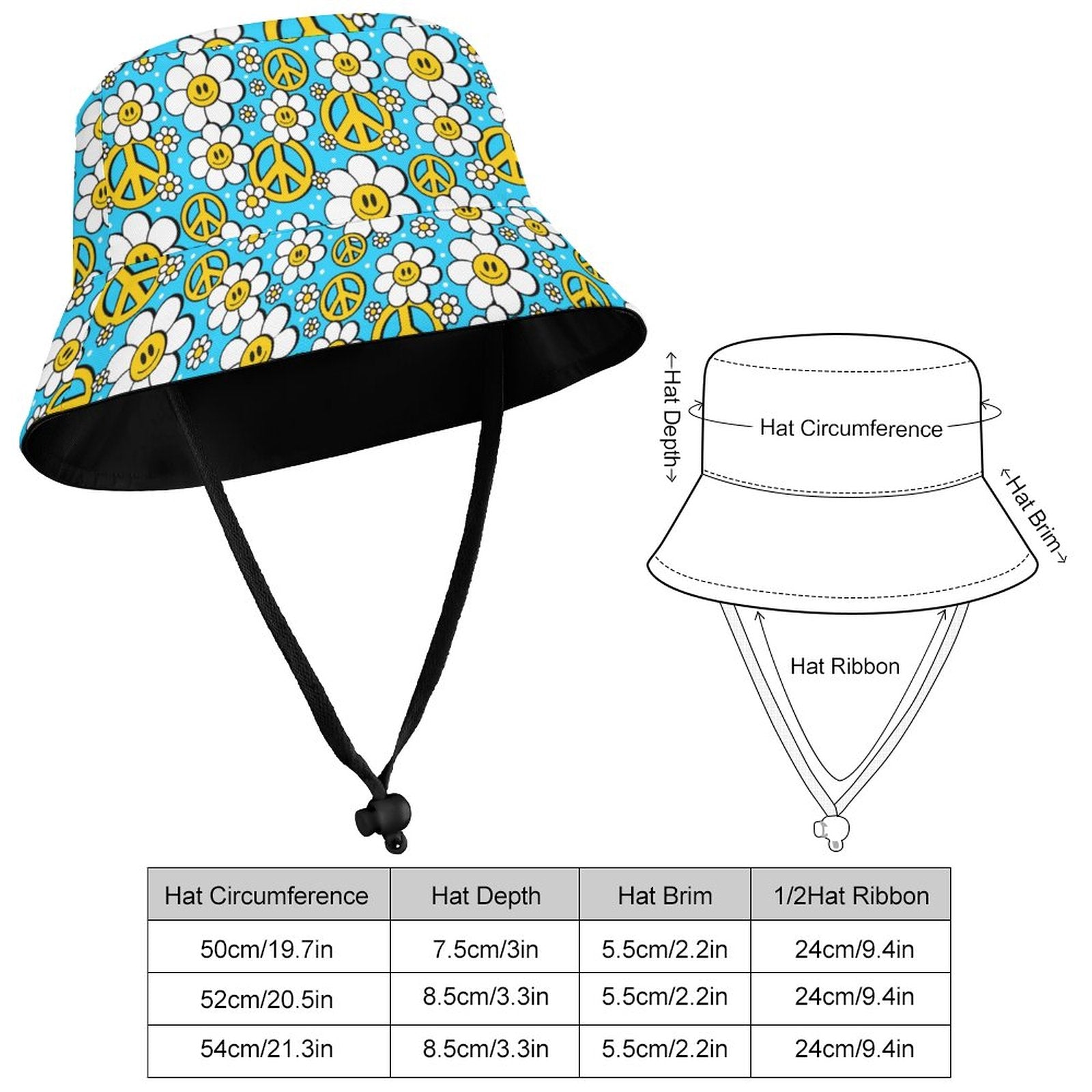 Kid's Bucket Hat - Hippie Chic