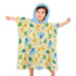 Kids Hooded Terry Cloth Towel - Sunny Safari