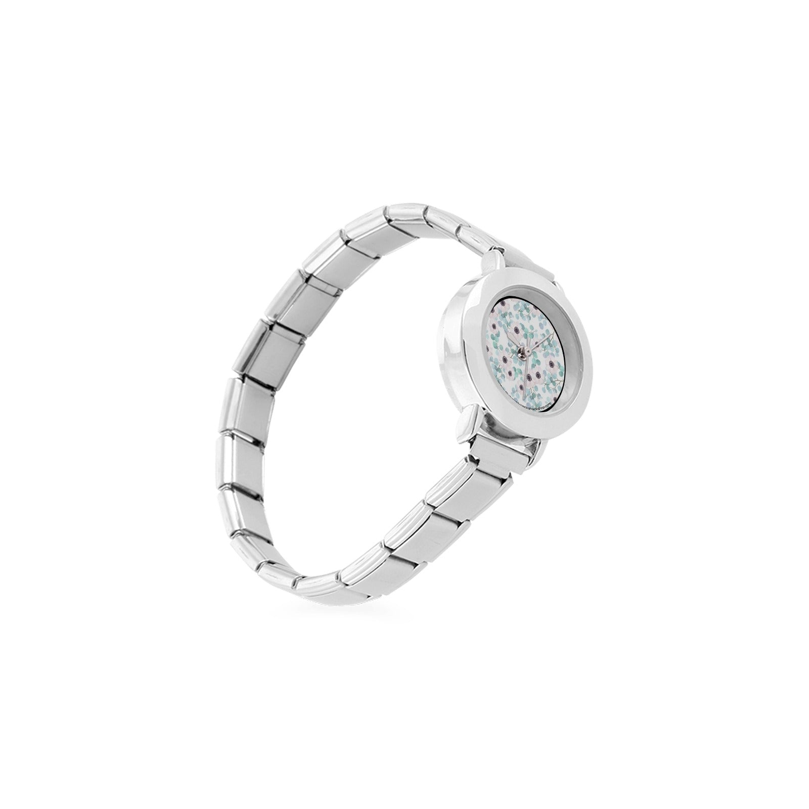 Women's Italian Charm Watch - Eucalyptus Blossoms