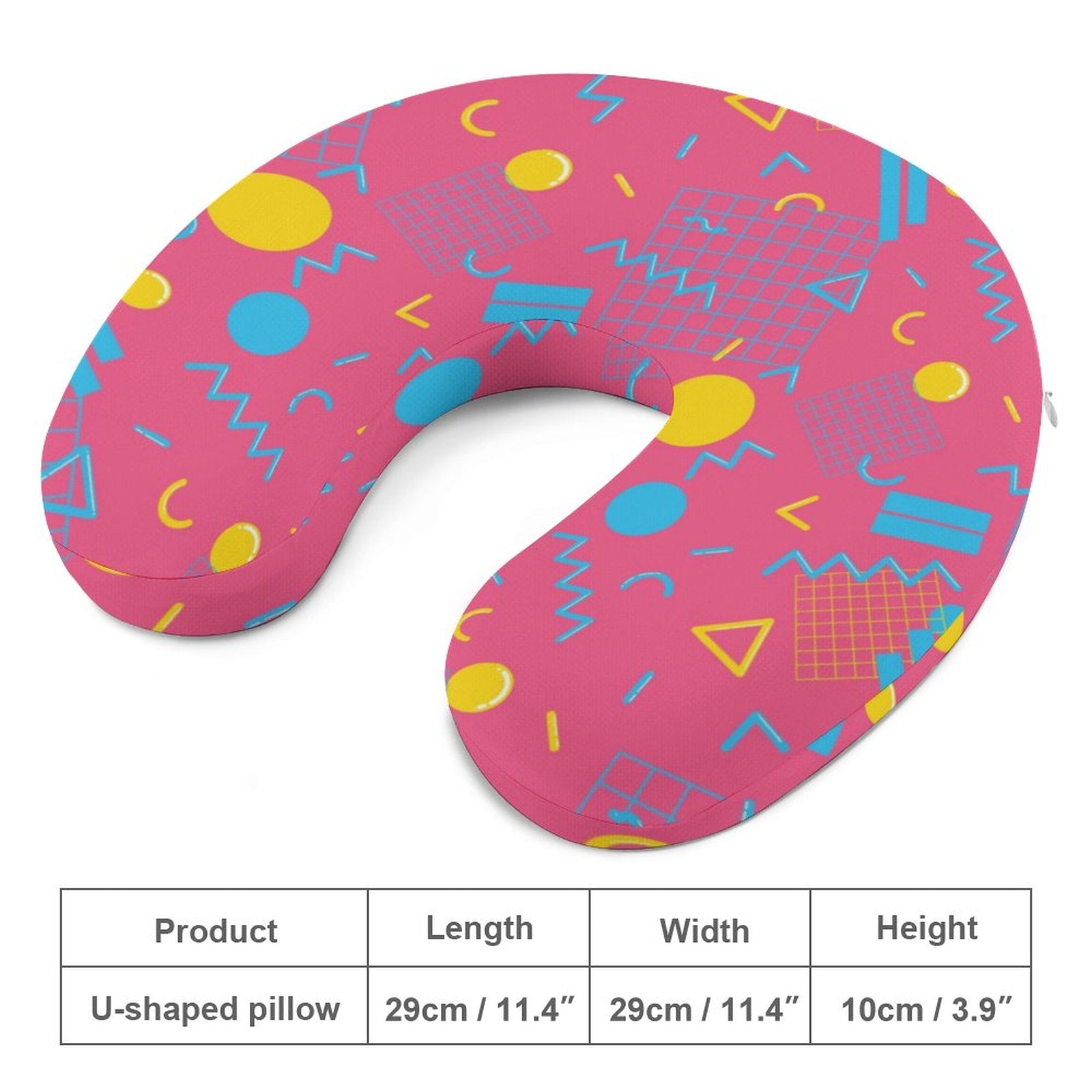 Travel Neck Pillow - 1984 Pink