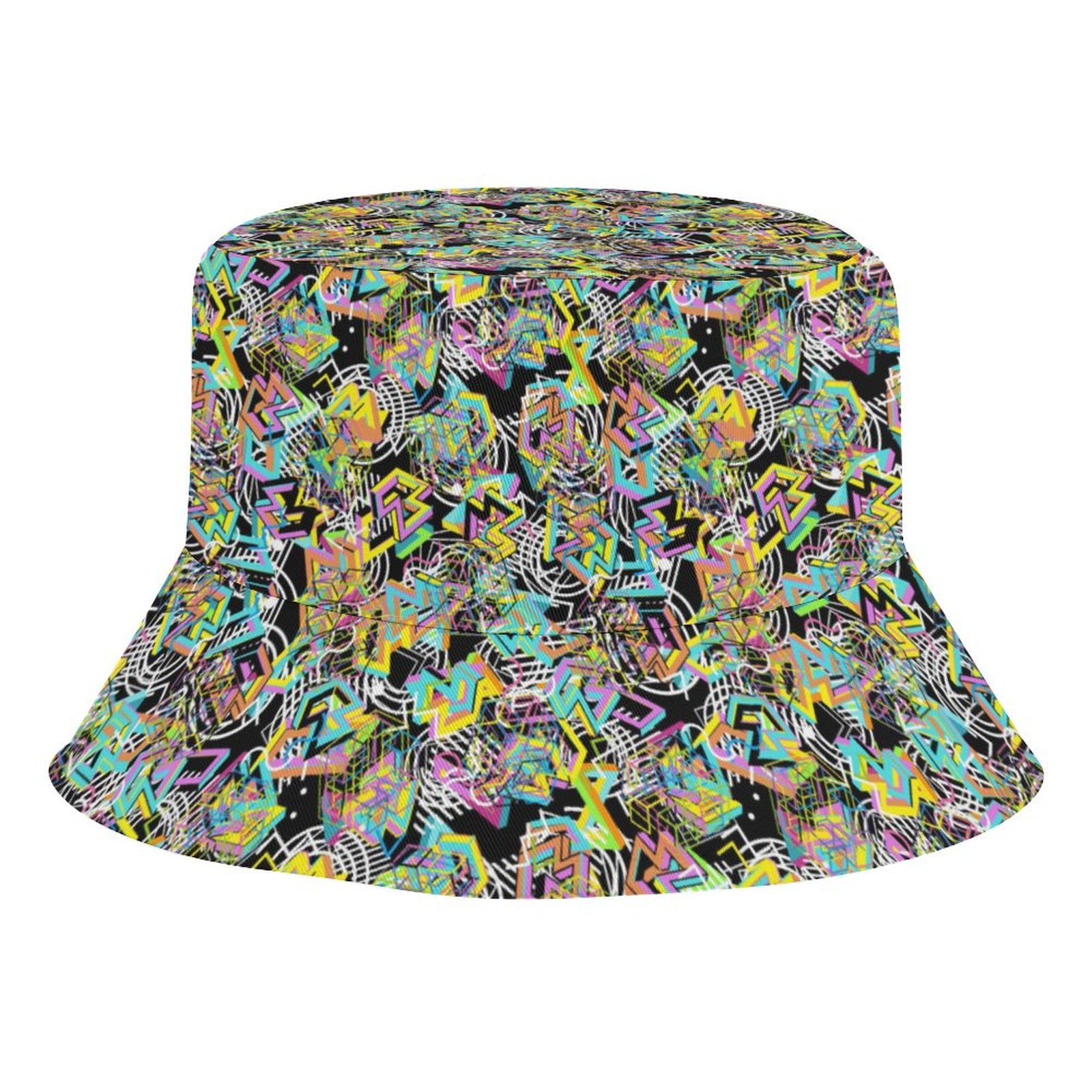 Kid's Bucket Hat - Neon Nexus