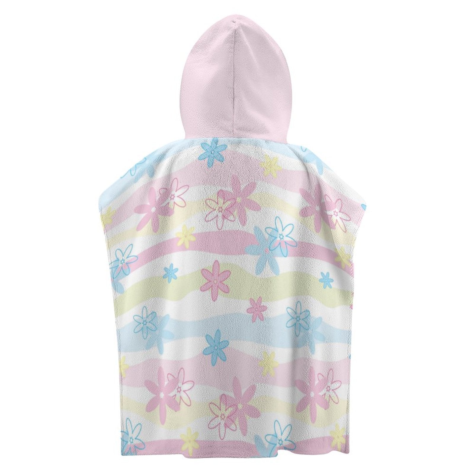 Kids Hooded Terry Cloth Towel - Candy Stripes