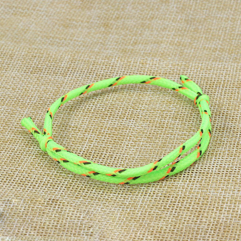 Bracelet cordon néon
