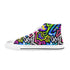 Kid's High Top Canvas Shoes - Neon Graffiti