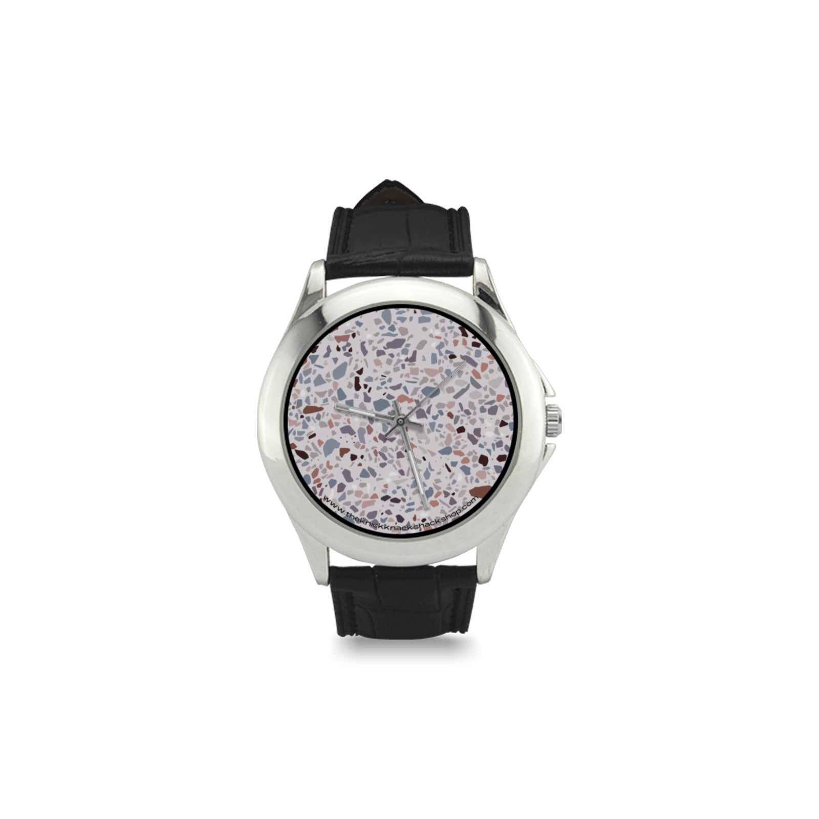 Women's Classic Leather Strap Watch - Pink Granite