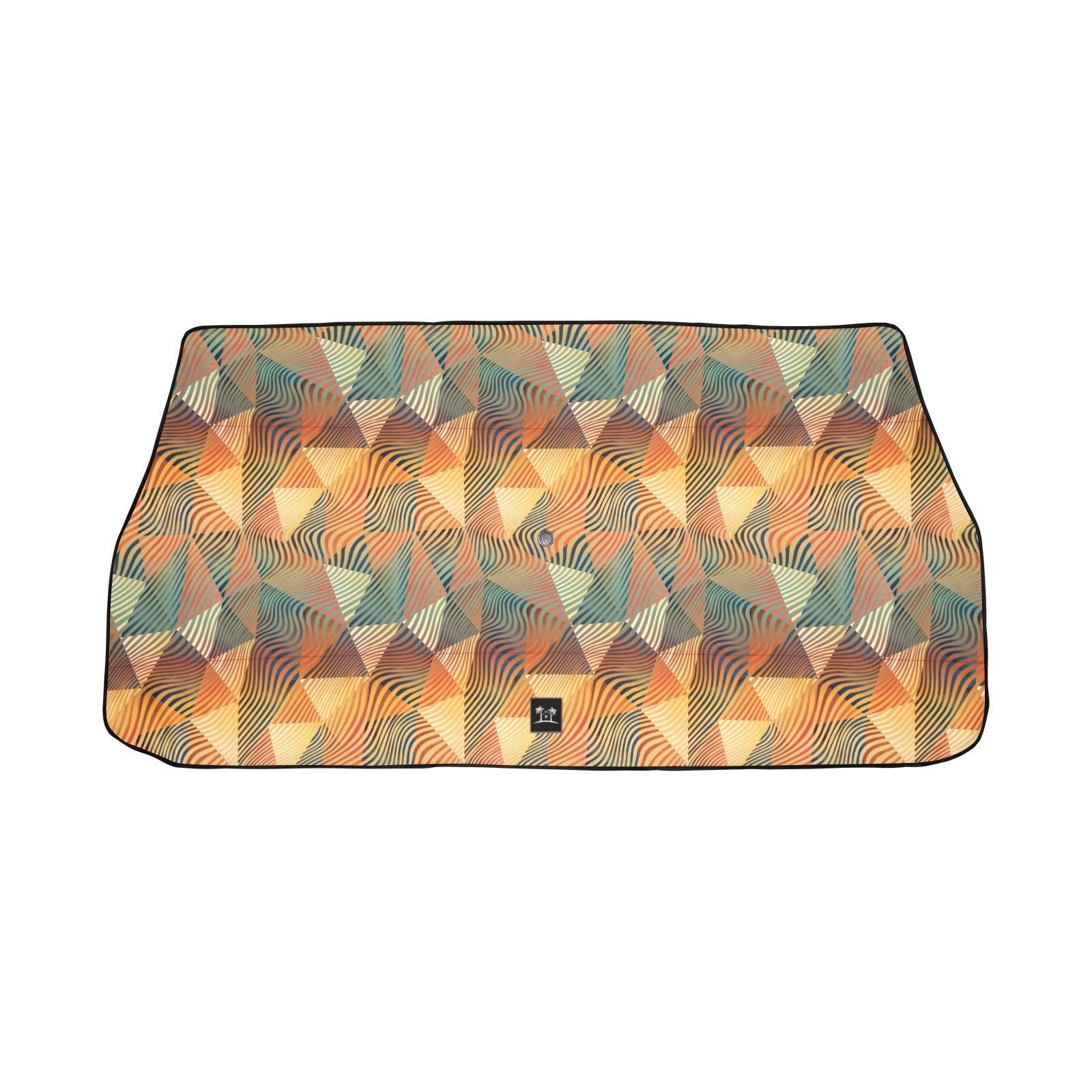 Car Umbrella Sun Shade - Geometric Waves