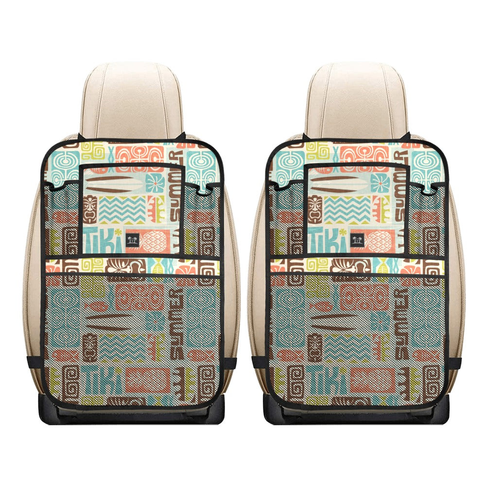 Car Seat Back Organizer (2-Pack) - Tiki Summer