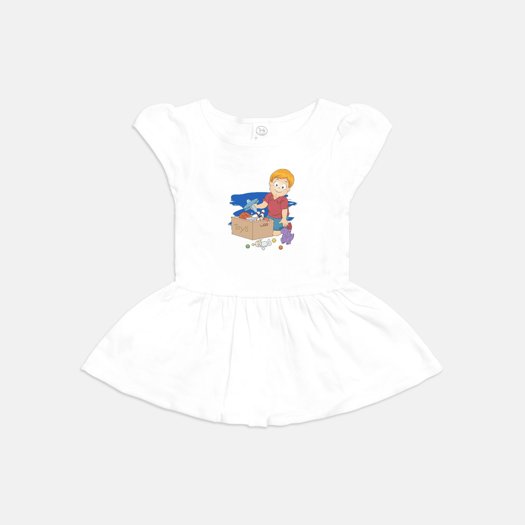 Baby Ribbed Dress - Toybox