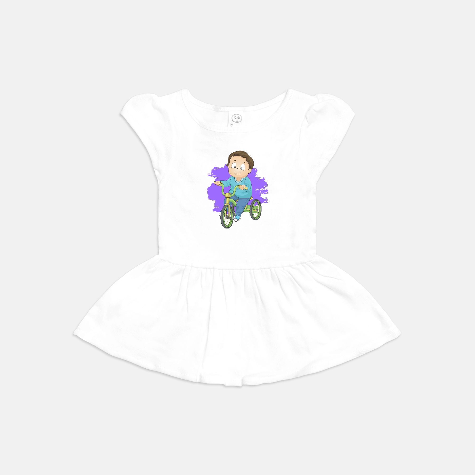 Baby Ribbed Dress - Trike