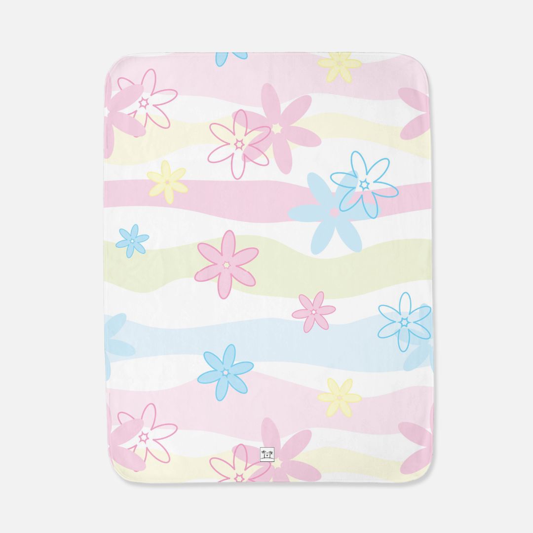 Baby & Toddler Bath Towel - Candy Stripes