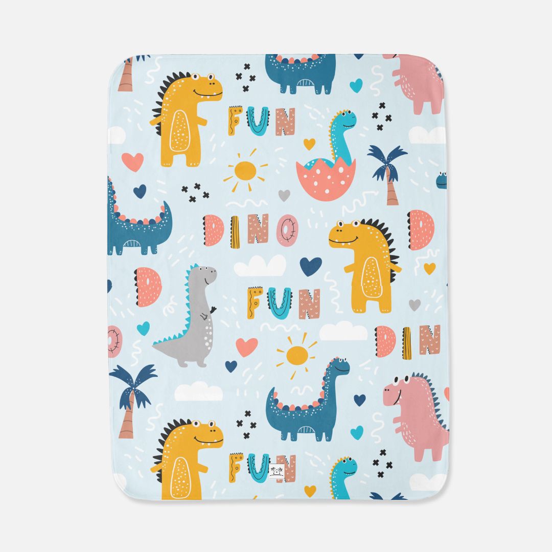 Baby & Toddler Bath Towel - Dino Fun