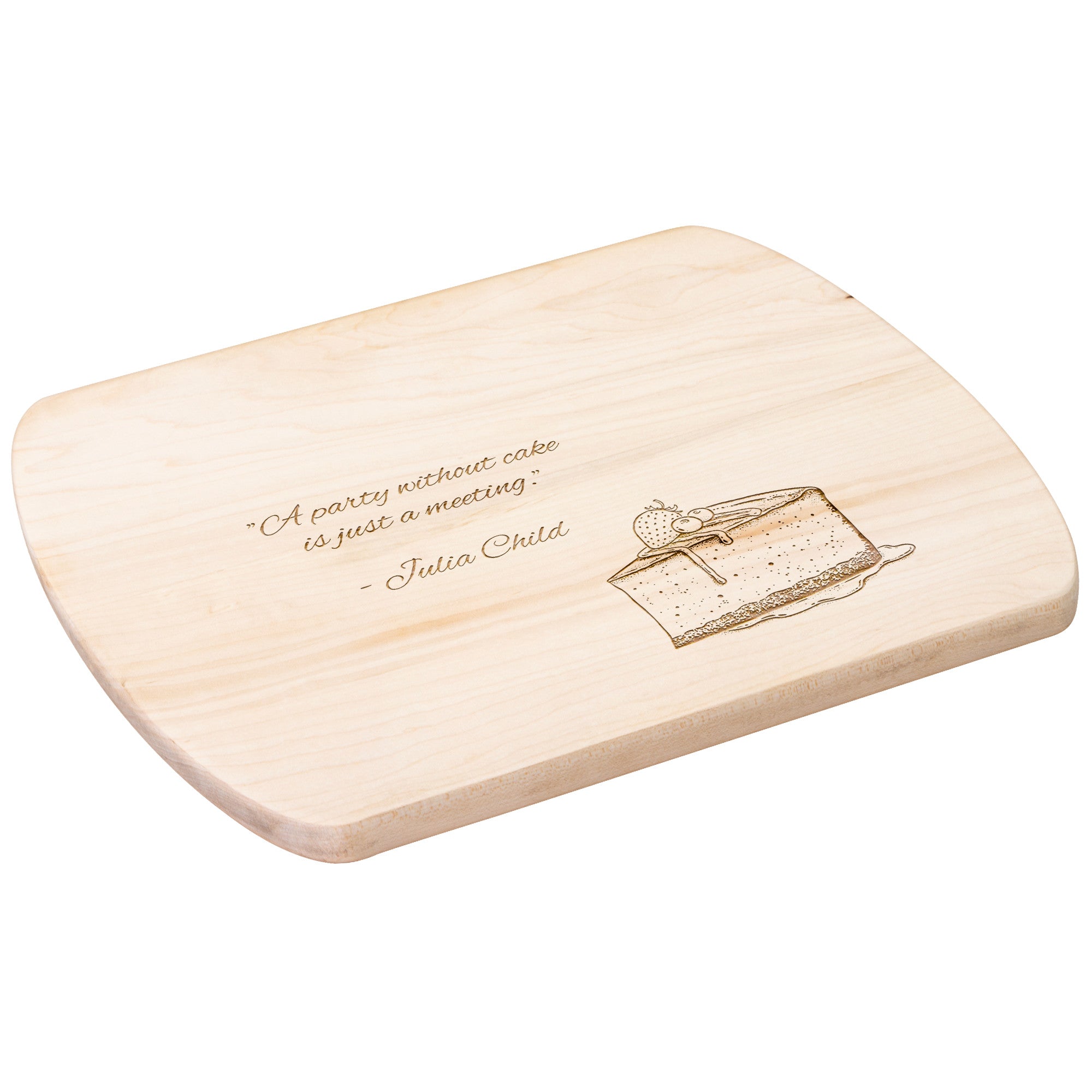 Hardwood Oval Cutting Board - Variant 03