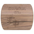 Hardwood Oval Cutting Board - Variant 06