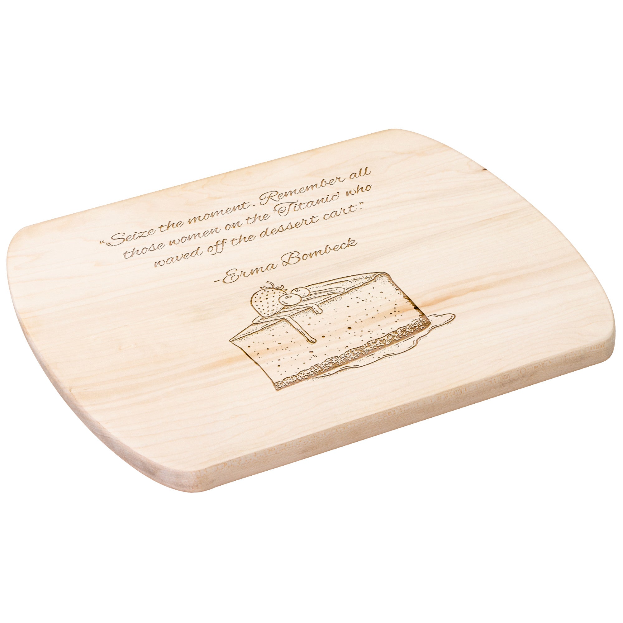 Hardwood Oval Cutting Board - Variant 07