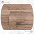 Hardwood Oval Cutting Board - Variant 08