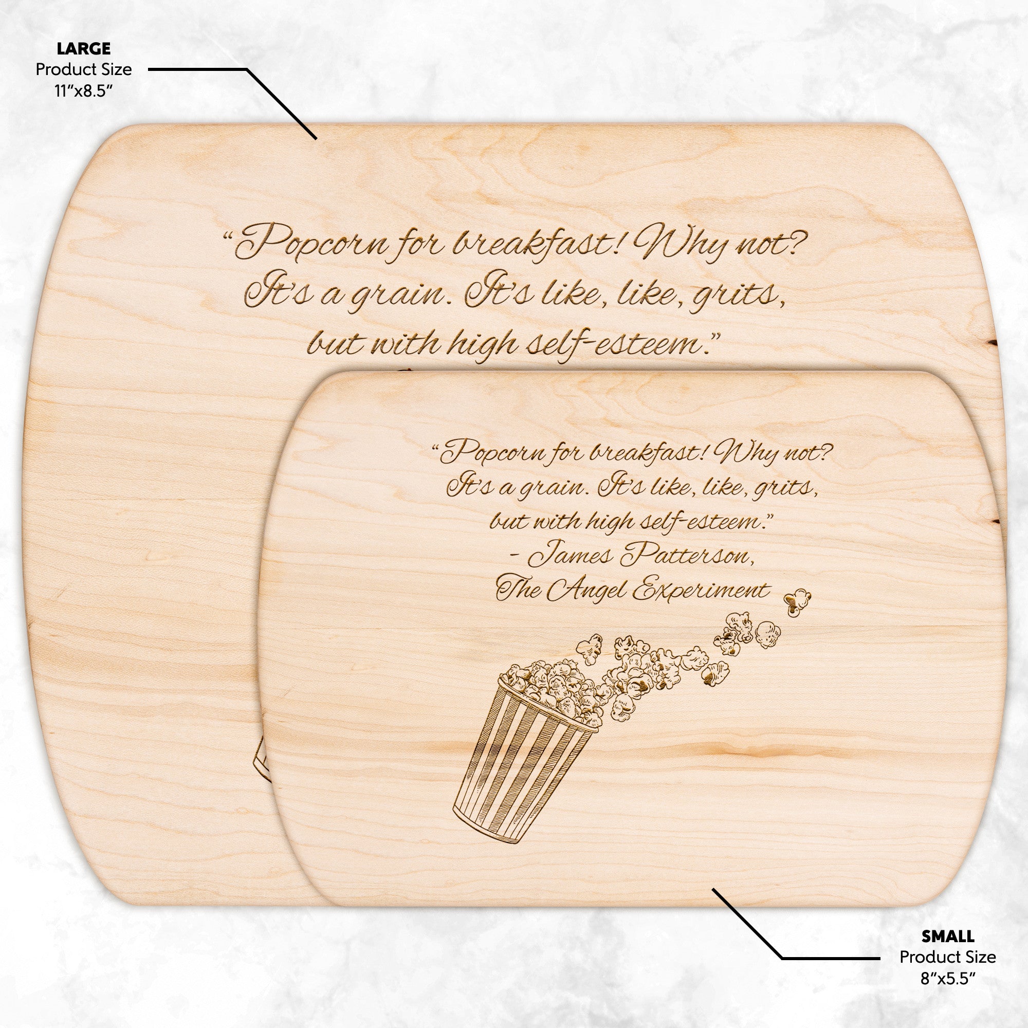 Hardwood Oval Cutting Board - Variant 08