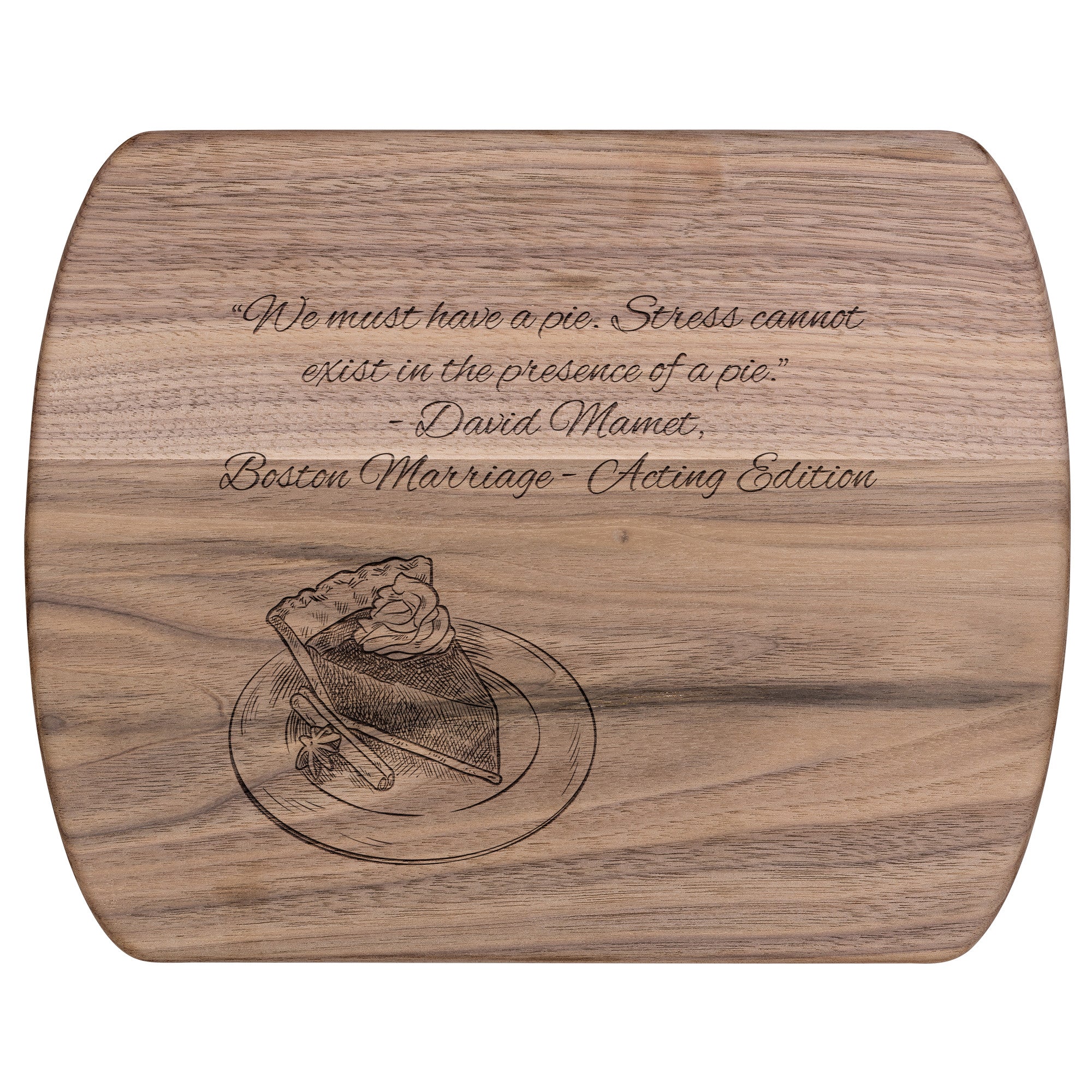 Hardwood Oval Cutting Board - Variant 11