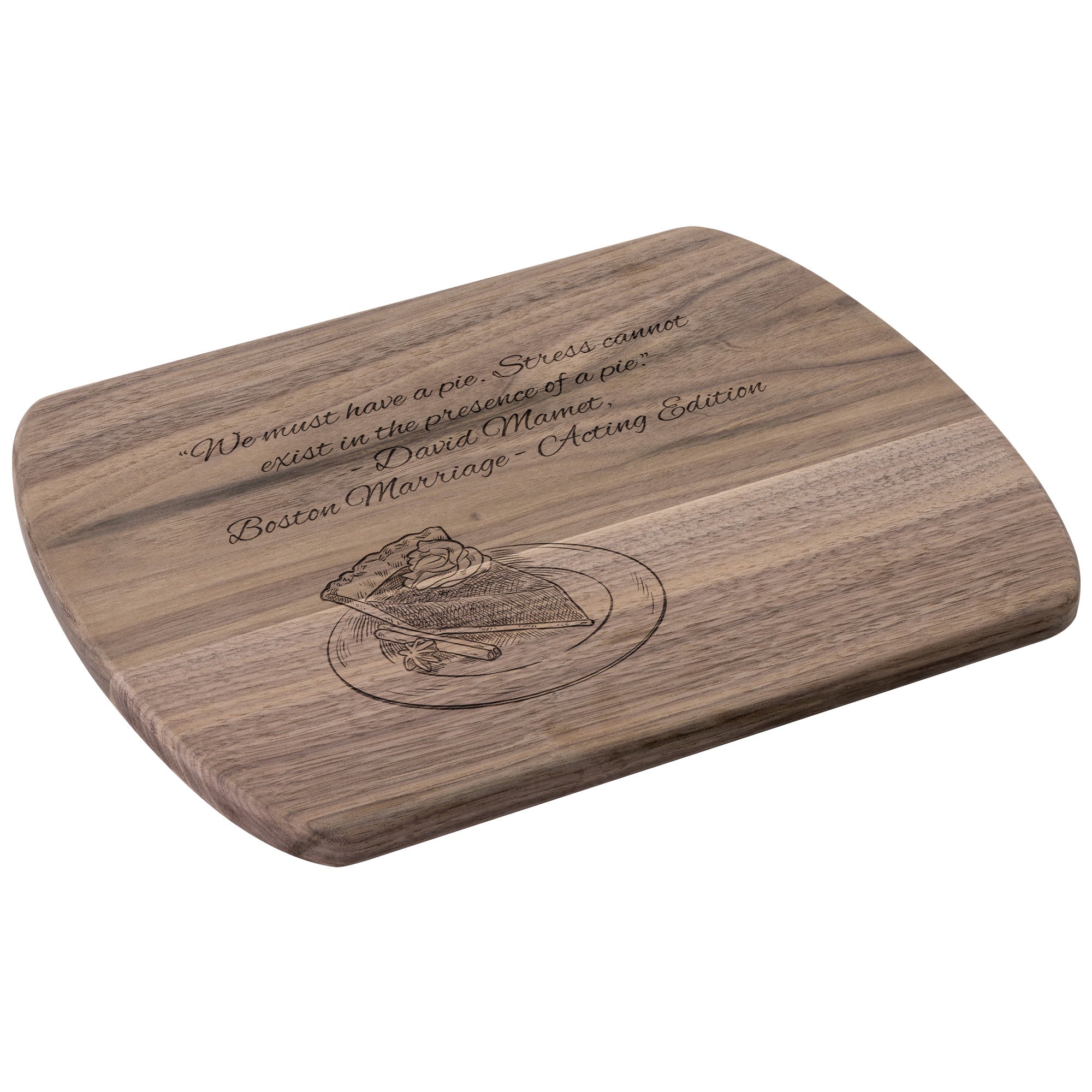 Hardwood Oval Cutting Board - Variant 11