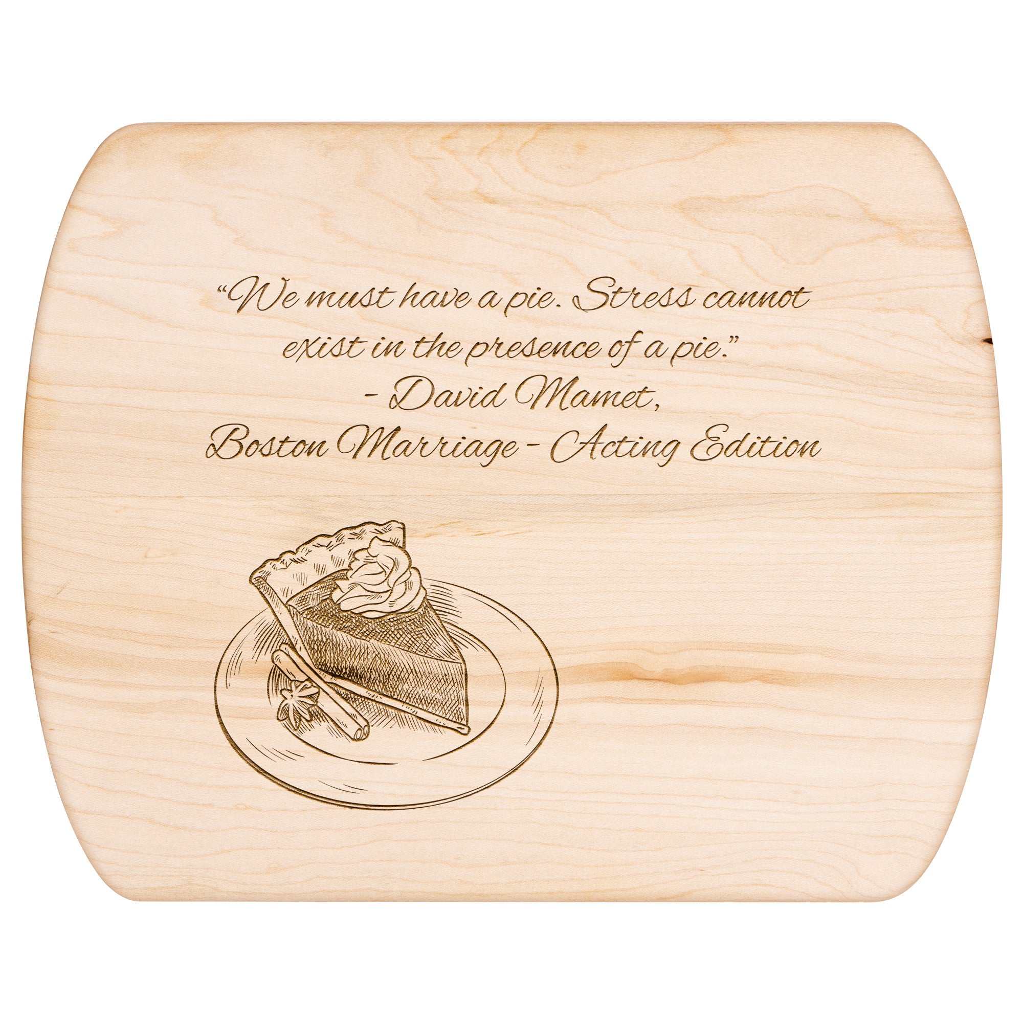 Hardwood Oval Cutting Board - Variant 11