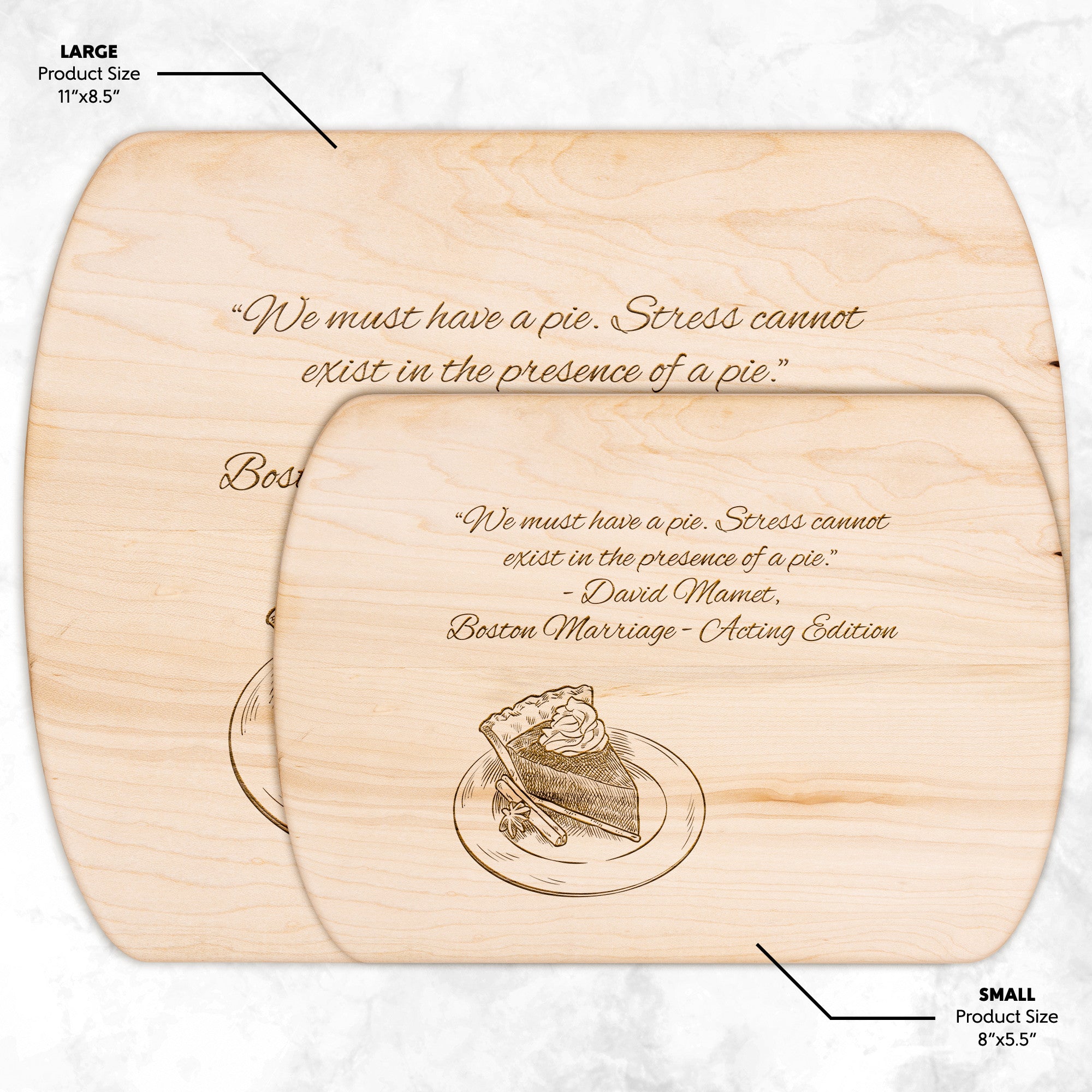 Hardwood Oval Cutting Board - Variant 11