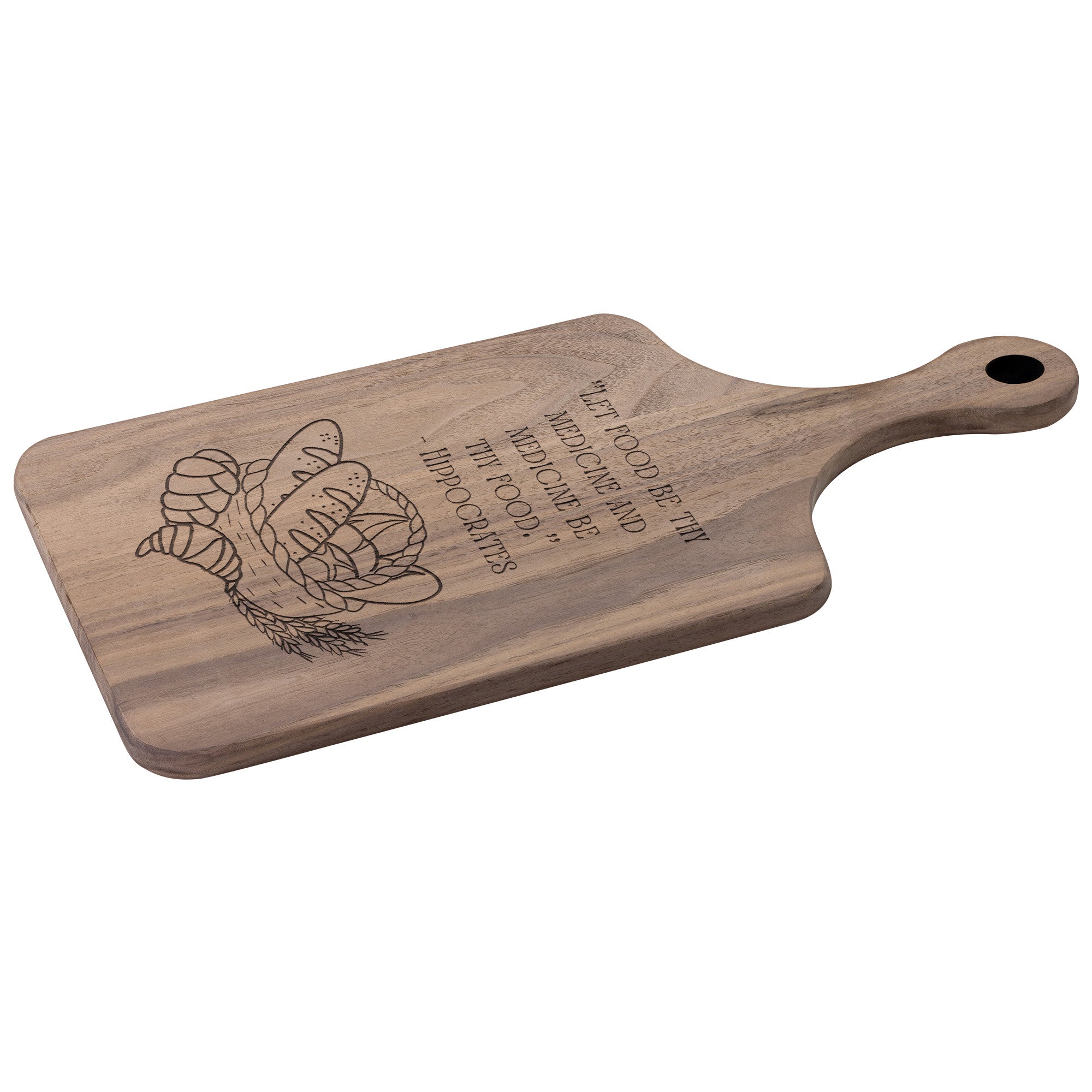 Hardwood Paddle Cutting Board - Variant 09
