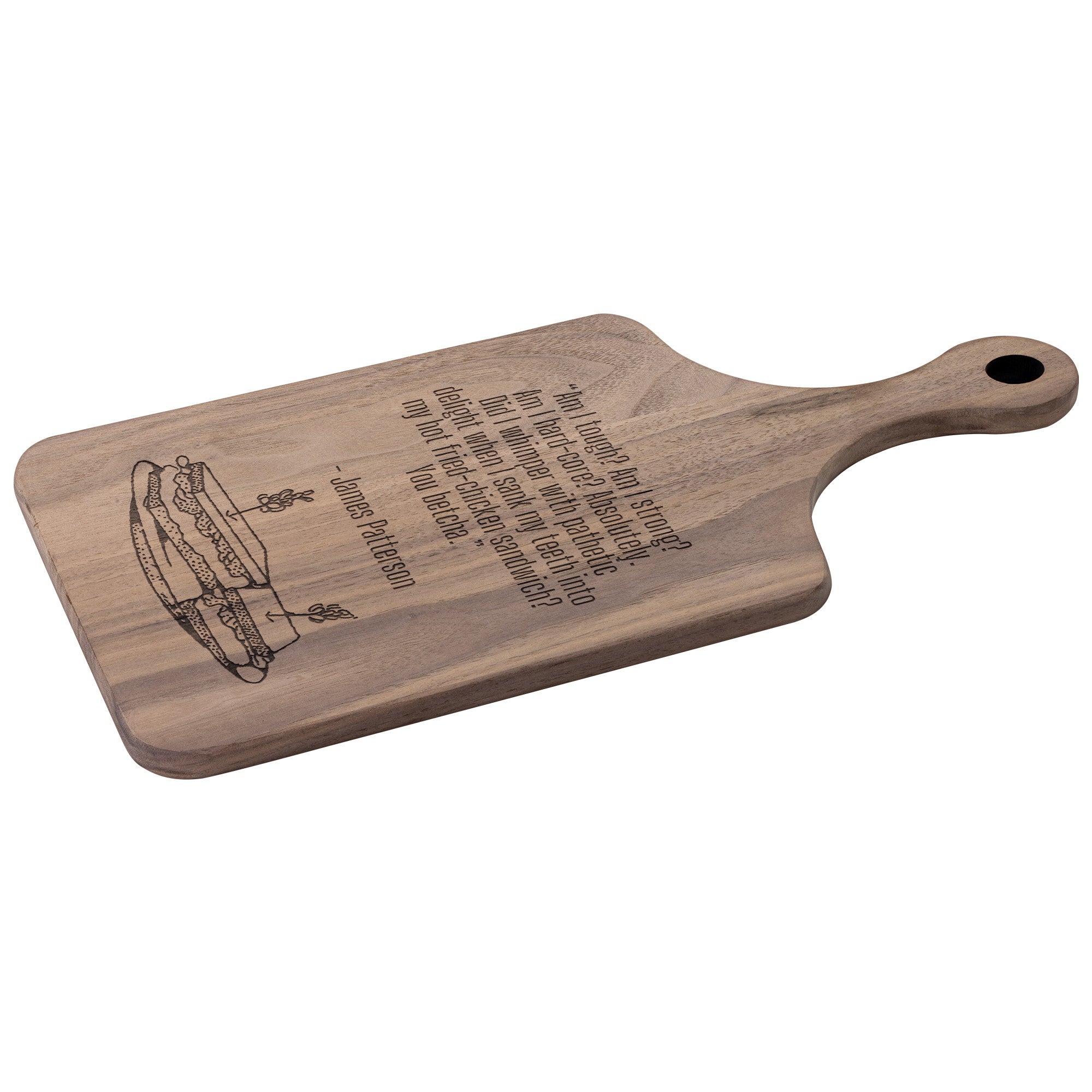 Hardwood Paddle Cutting Board - Variant 13