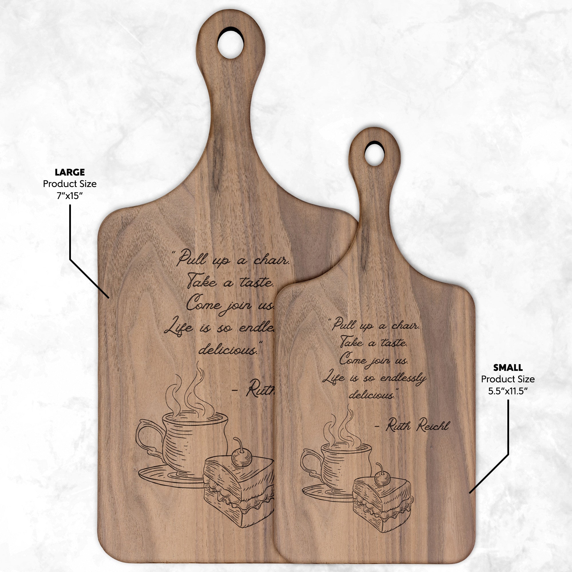 Hardwood Paddle Cutting Board - Variant 18