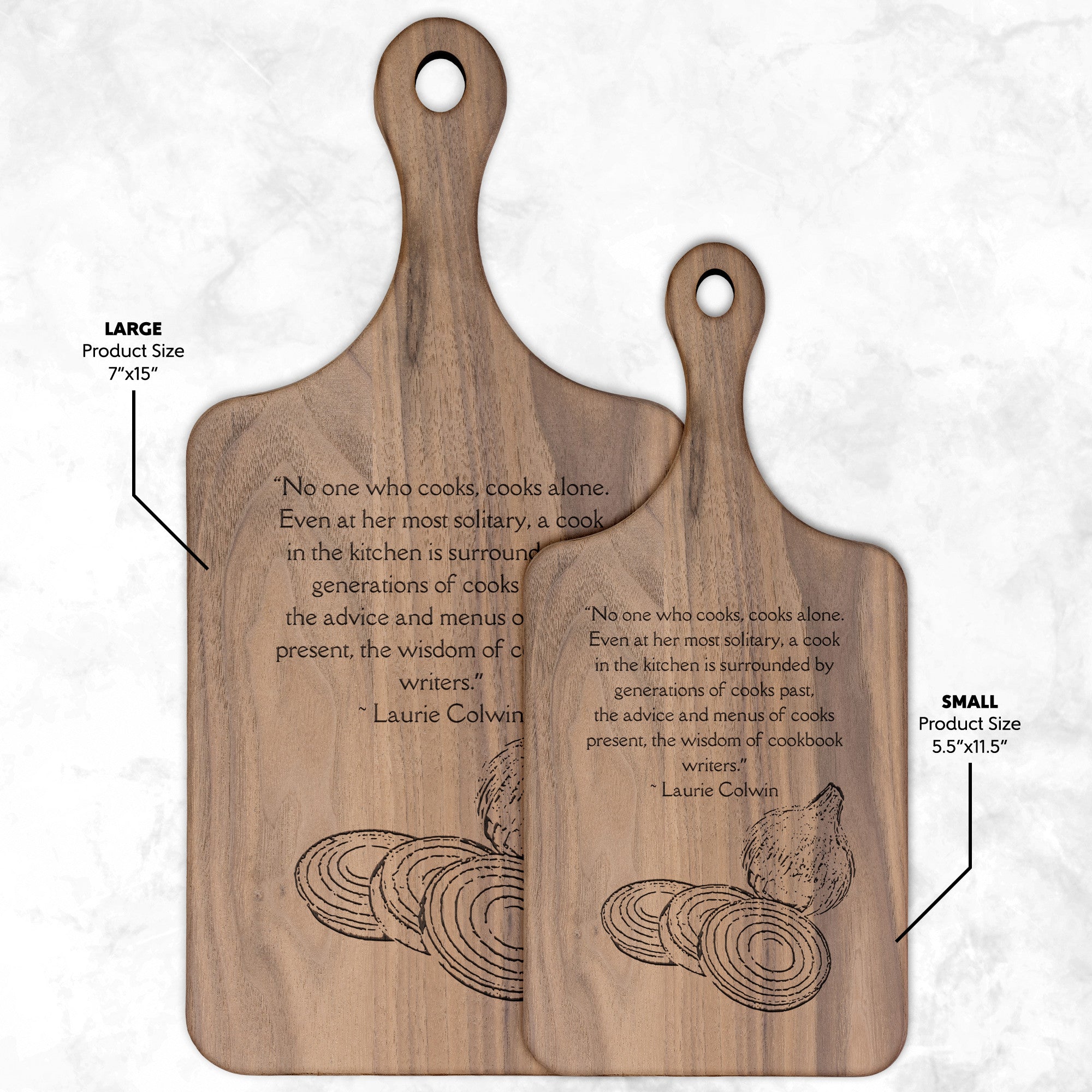 Hardwood Paddle Cutting Board - Variant 16