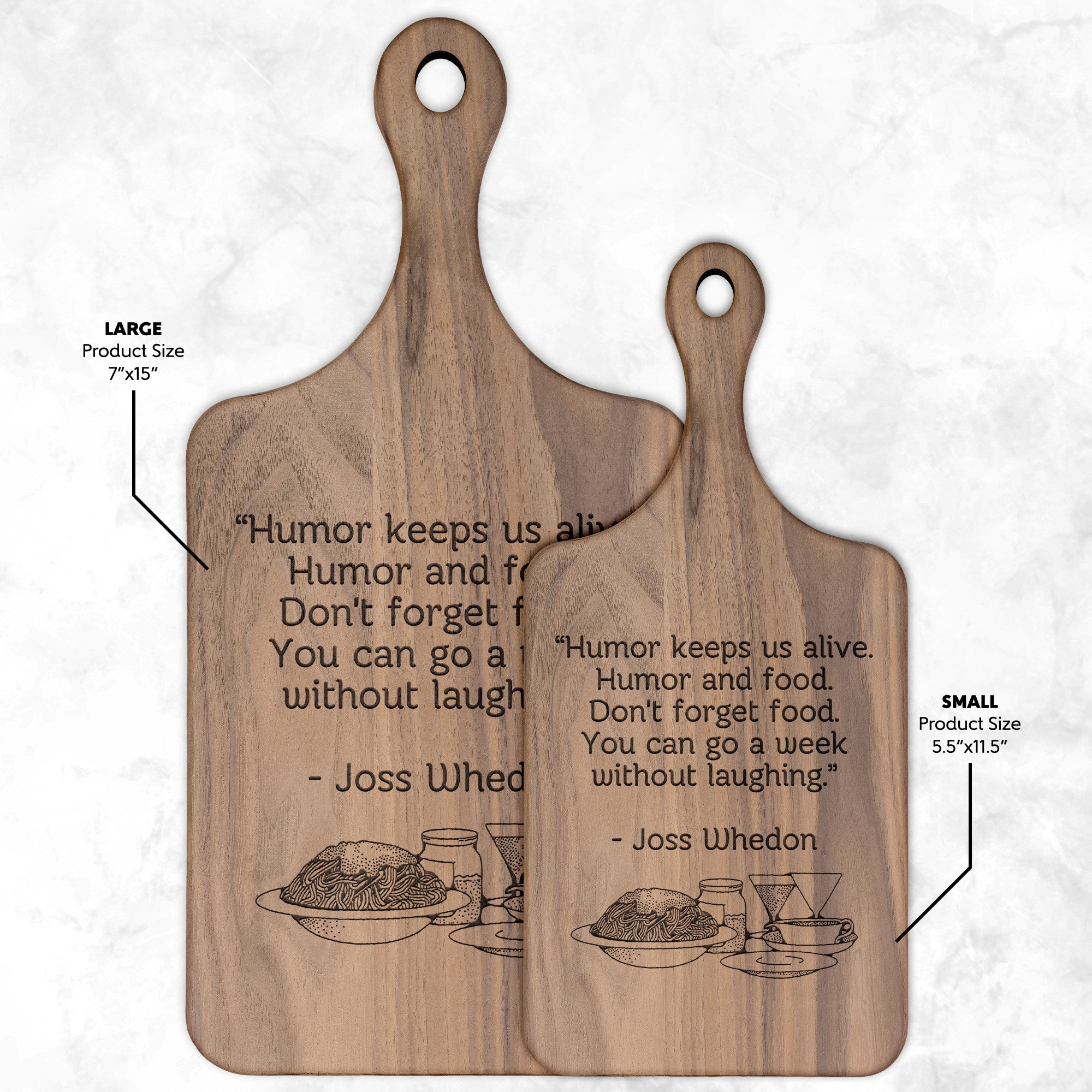 Hardwood Paddle Cutting Board - Variant 14
