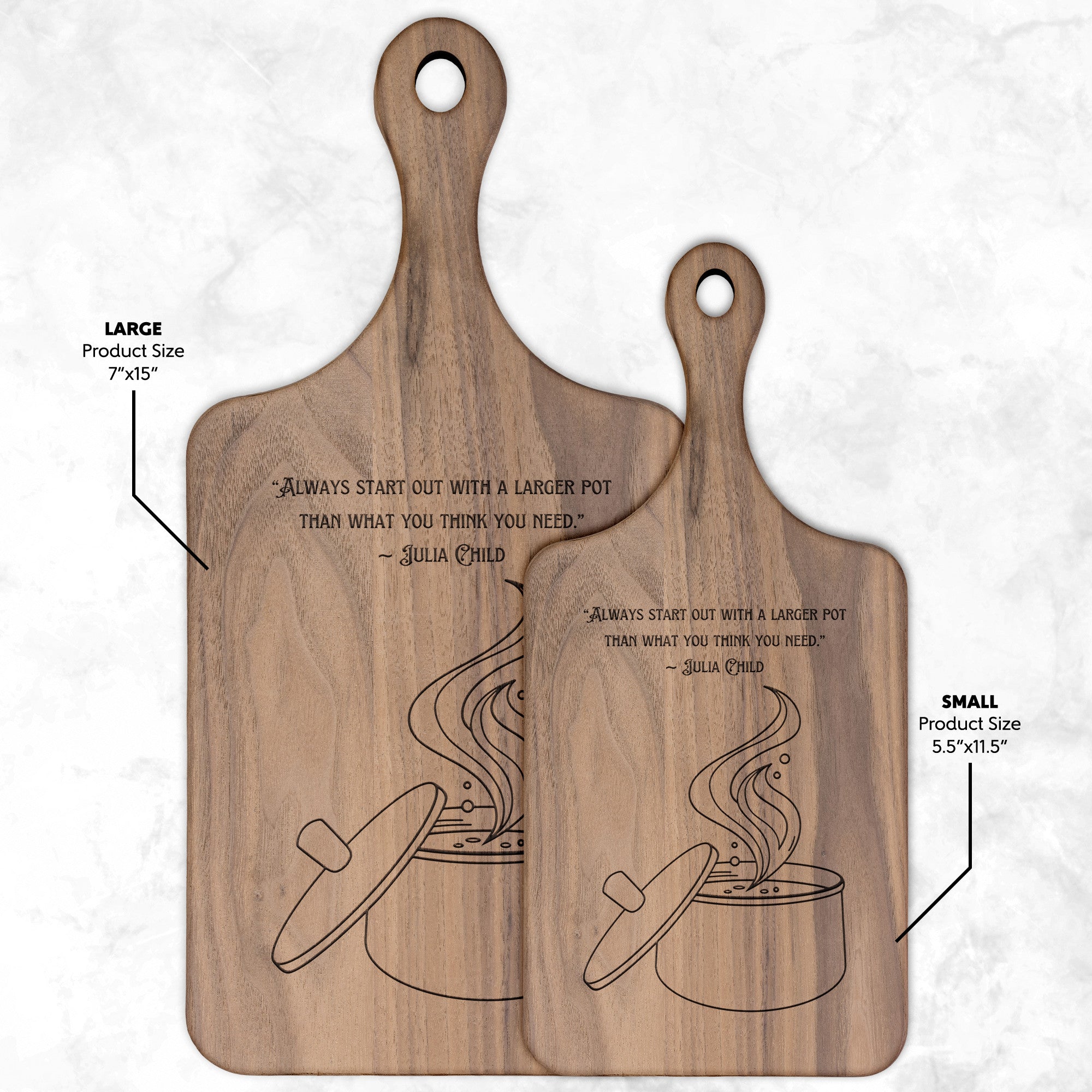 Hardwood Paddle Cutting Board - Variant 15