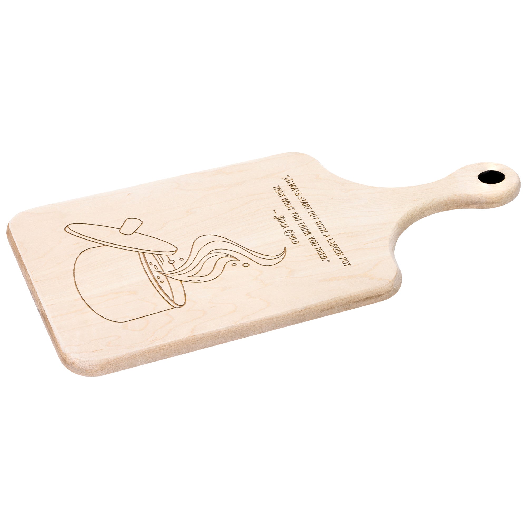 Hardwood Paddle Cutting Board - Variant 15