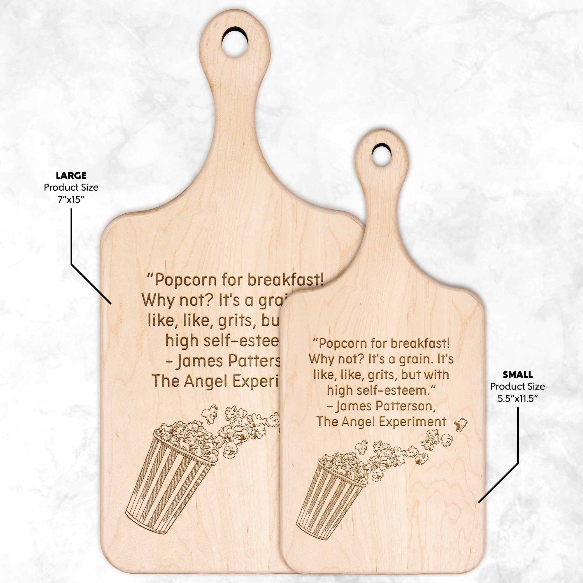 Hardwood Paddle Cutting Board - Variant 12