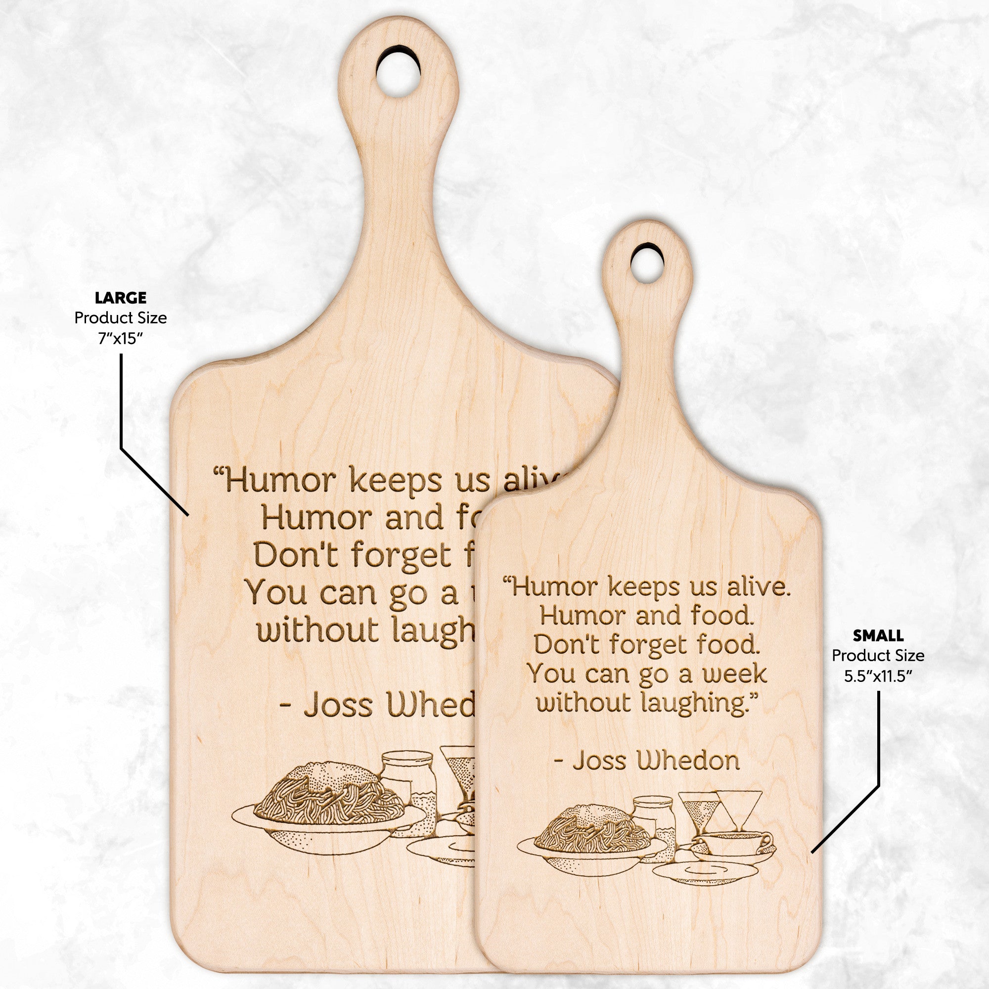 Hardwood Paddle Cutting Board - Variant 14