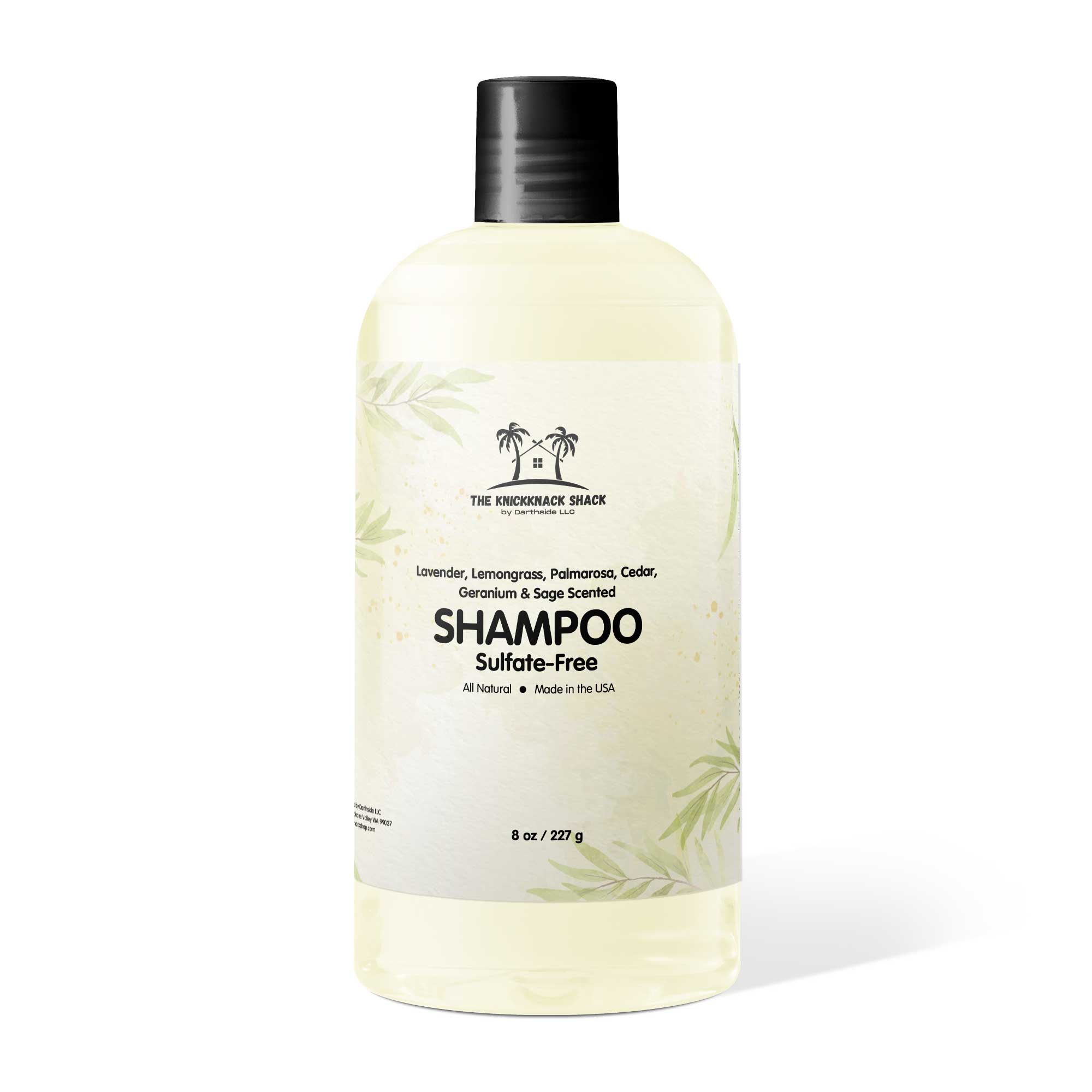 Lavender, Lemongrass, Palmarosa, Cedar, Geranium & Sage Scented Sulfate-Free Shampoo