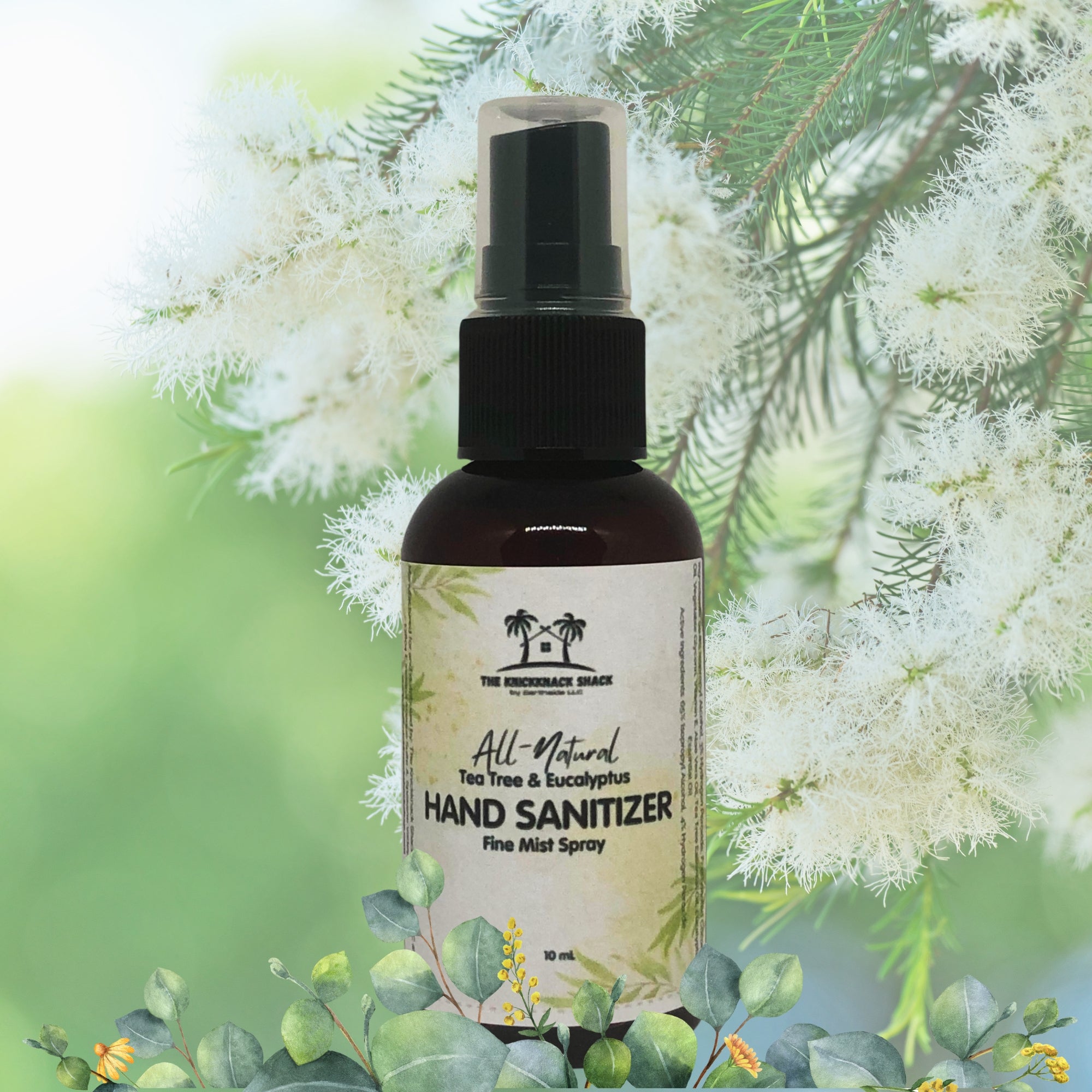 Moisturizing Hand Sanitizer Spray - Tea Tree & Eucalyptus