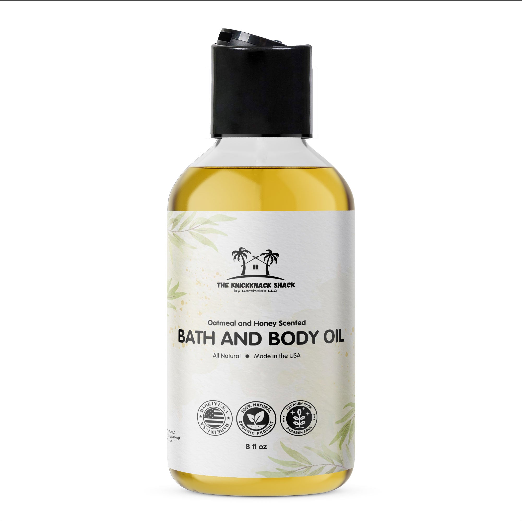 Oatmeal and Honey Scented Bath and Body Oil
