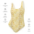 Printed One-Piece Swimsuit - Gold Leaves