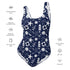 Printed One-Piece Swimsuit - Nautical