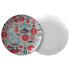 Printed Polymer Dinner Plate - I Dream of Sushi (Grey)