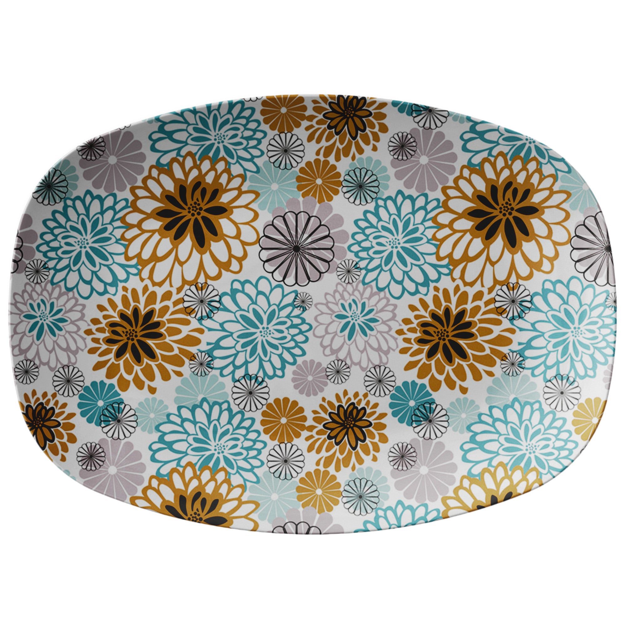 Printed Polymer Serving Platter - Ao-to-Kin