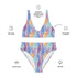 Printed rPET High-Waist Sport Bikini - Animal Print (Style 2)