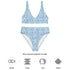 Printed rPET High-Waist Sport Bikini - Whales