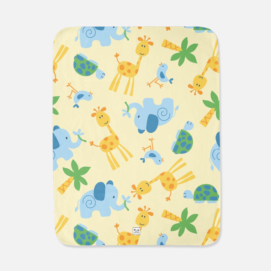 Baby & Toddler Bath Towel - Sunny Safari