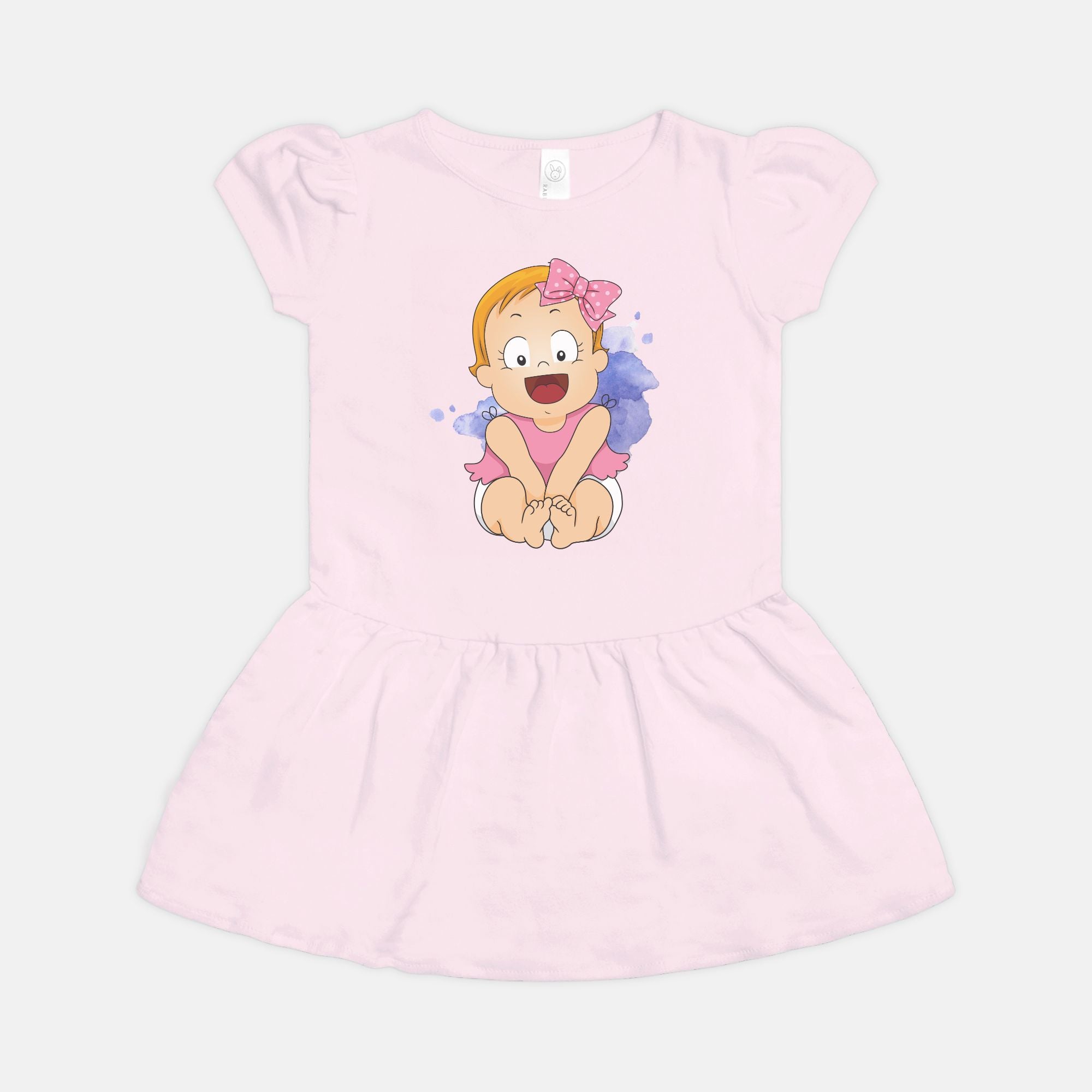 Toddler Ribbed Dress - Cutie