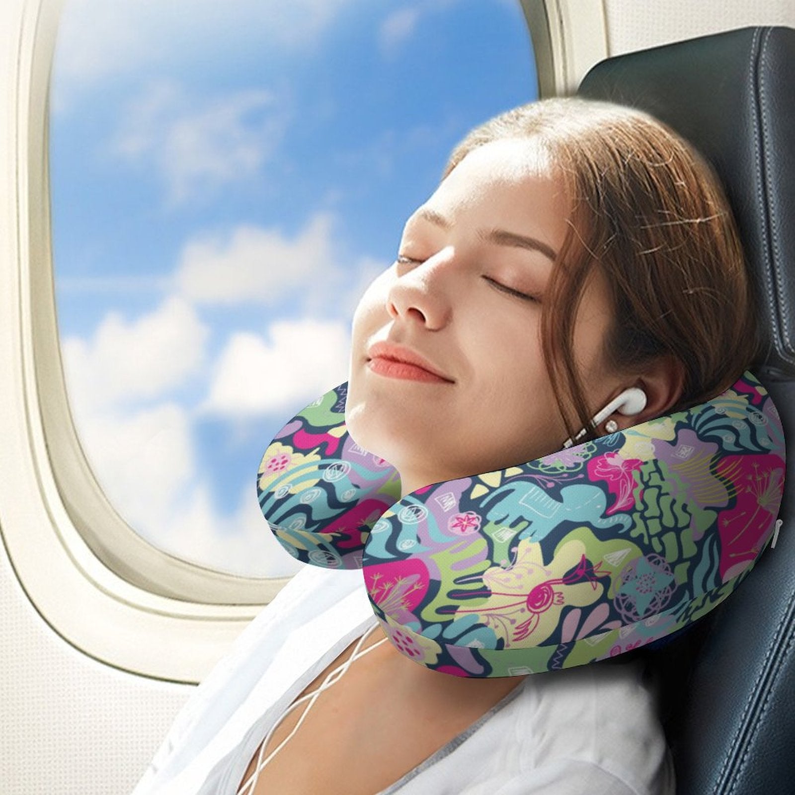 Travel Neck Pillow - Doodle Me This