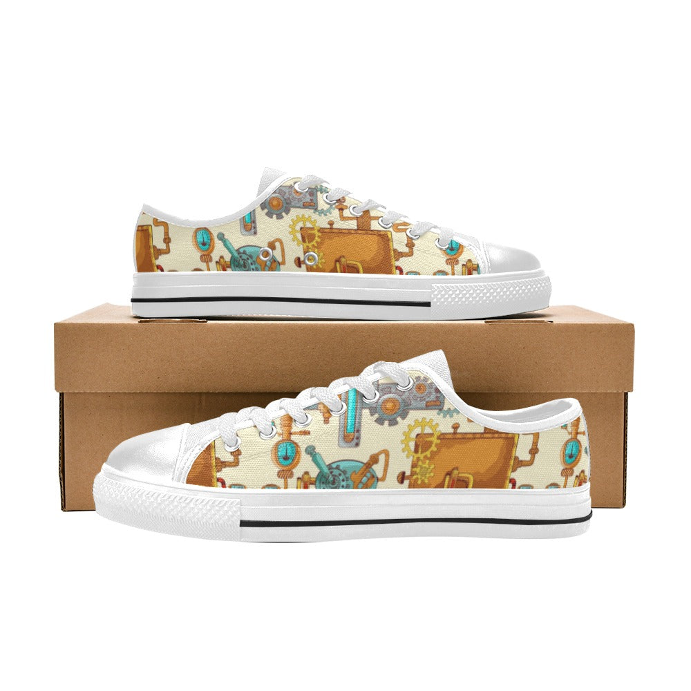 Kid's Low Top Canvas Shoes - Gizmo Gearworks