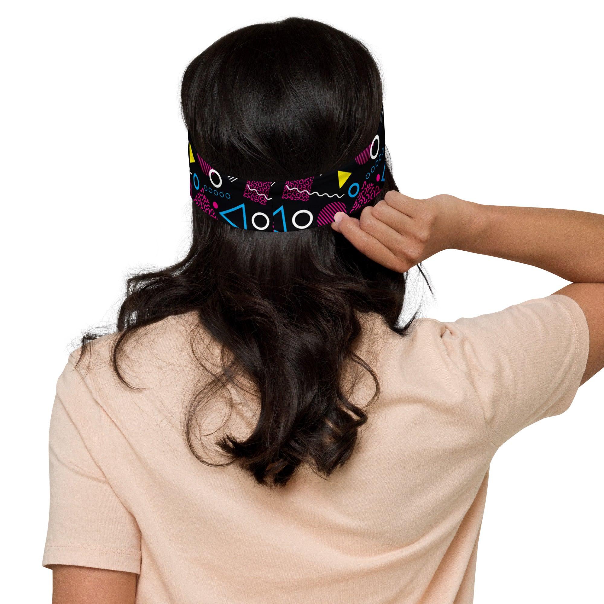 Women's Printed Headband - 1984 Black