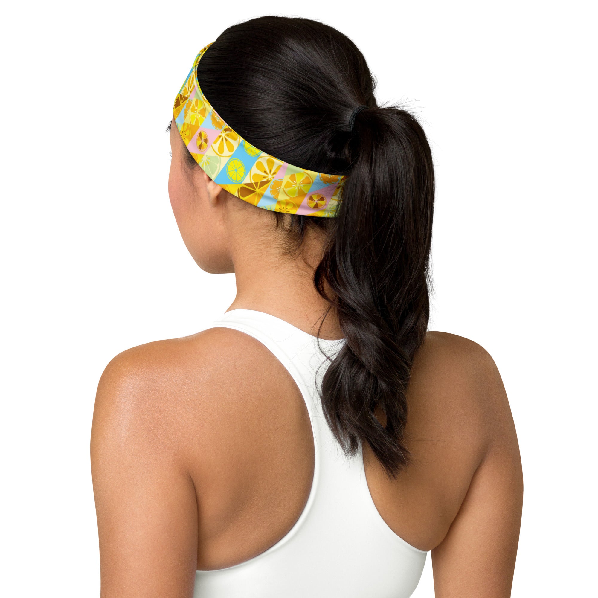 Women's Printed Headband - Lemonade