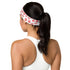 Women's Printed Headband - Lipstick Kisses